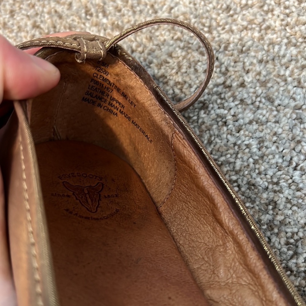 Frye Clementine Ballet - Bronze size 6.5 - Picture 6 of 6